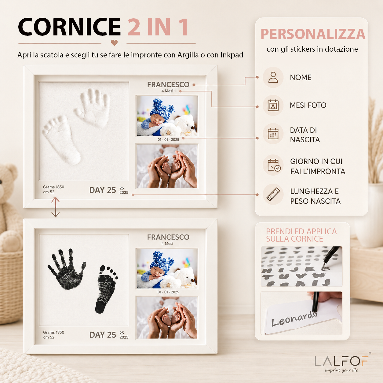 Cornice Ink&Clay - immagine 5